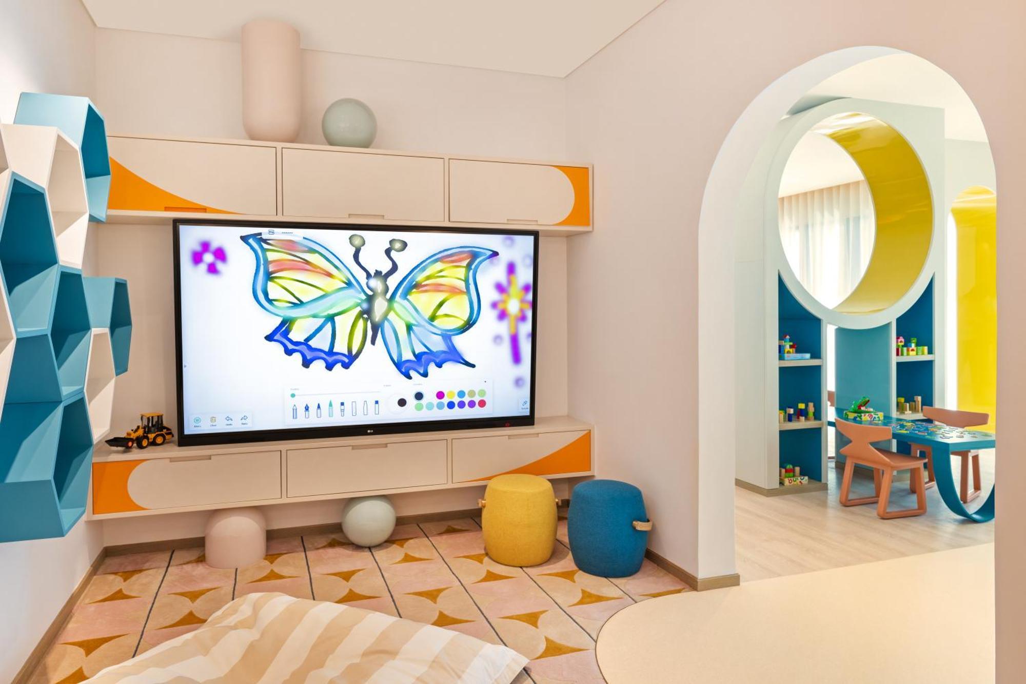 Palace Dubai Creek Harbour Extérieur photo A 3D rendering of a room